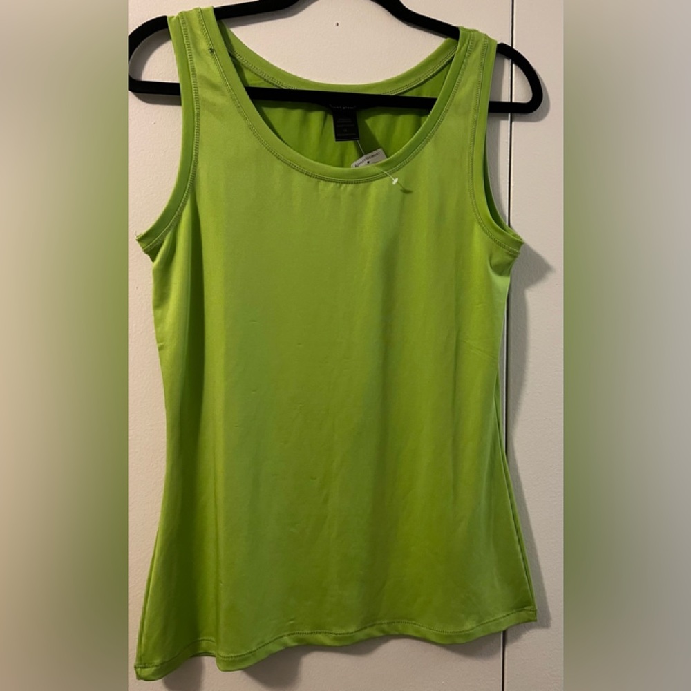 🆕 Vibrant Green ASHLEY STEWART Sleeveless Top (Size 12)
